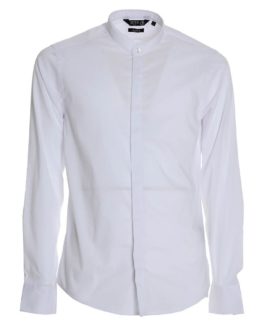 Outfit Camicia Collo Coreano OF1CT00C002 100 Bianco