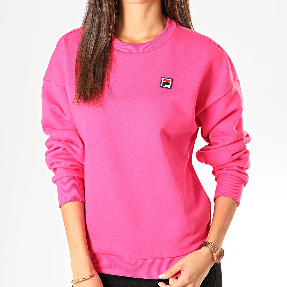 Felpa fila fucsia sale