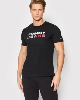 tommy-jeans-t-shirt-essential-graphic-dm0dm12415-nero-regular-fit