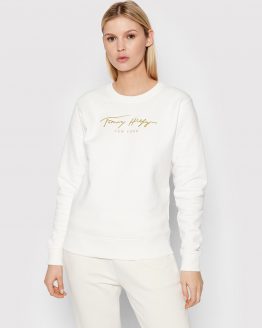 tommy-hilfiger-felpa-fleece-gold-script-ww0ww33846-bianco-regular-fit