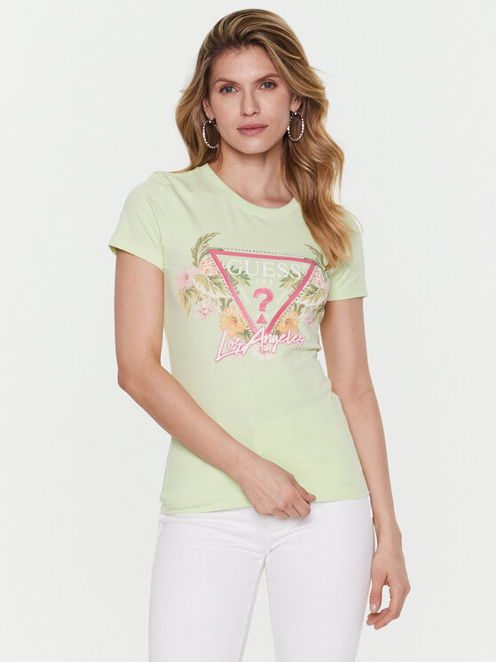 guess-t-shirt-triangle-flowers-w3gi41-j1314-verde-slim-fit