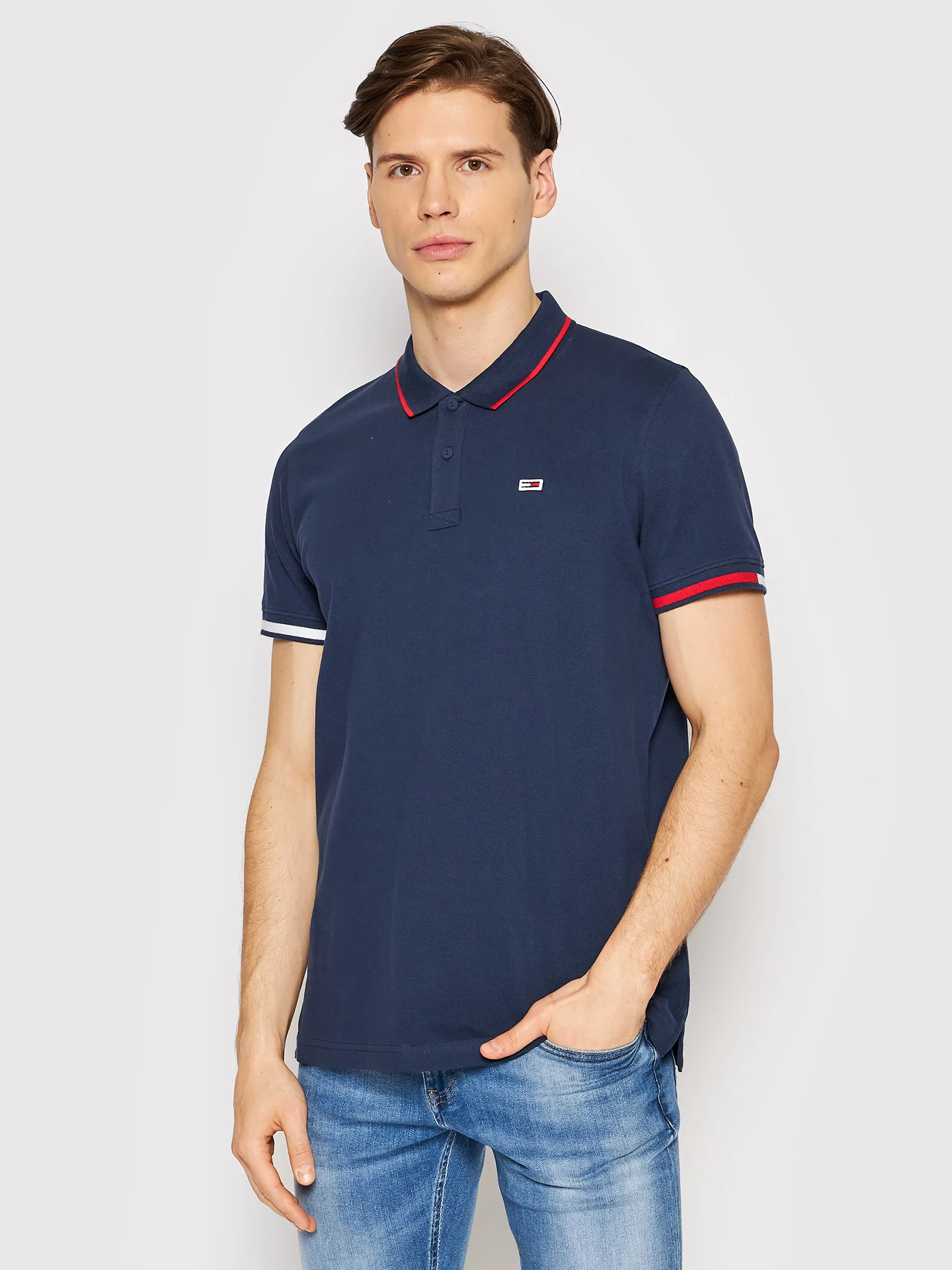 tommy-jeans-polo-red-flag-dm0dm12963-blu-scuro-regular-fit